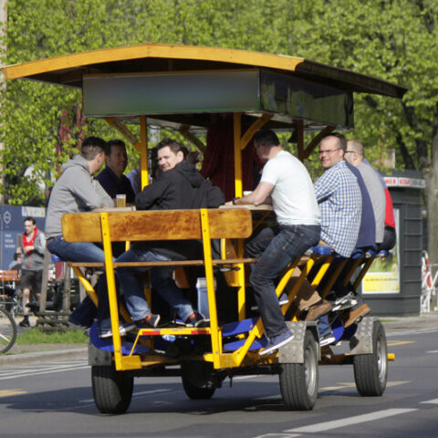 'bars on wheels' now legalized in new jersey's new pedacycle laws - photo licensed by shore news network.