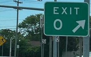 This is how new jersey's garden state parkway ends