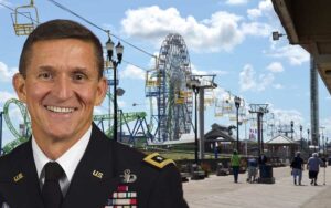 Former national security advisor michael flynn will be on the boardwalk in seaside heights sunday