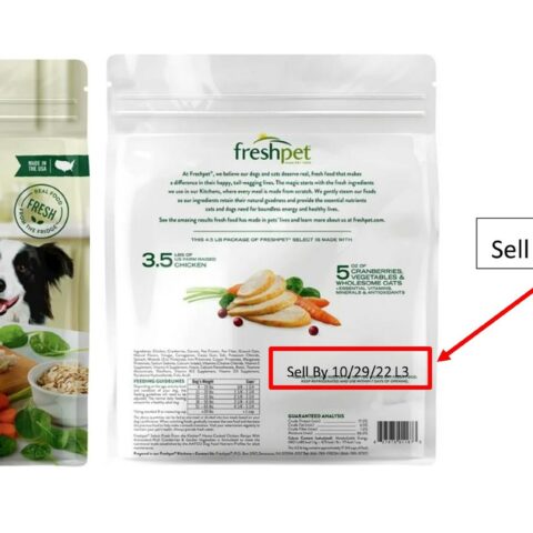 Freshpet voluntarily recalls one lot of freshpet select fresh from the kitchen home cooked chicken recipe 4. 5-pound bags due to potential salmonella contamination. - photo licensed by shore news network.