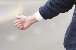 Hitchhiking on the rise in northern ocean county