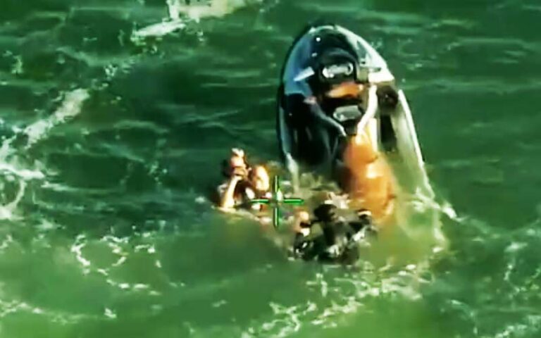 Jetskier in distress rescued from barnegat bay - photo licensed by shore news network.