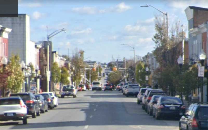 Man Shot Walking Down Monument Street in Baltimore
