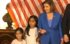 Caught on camera: nancy pelosi accused of shoving child of congresswoman