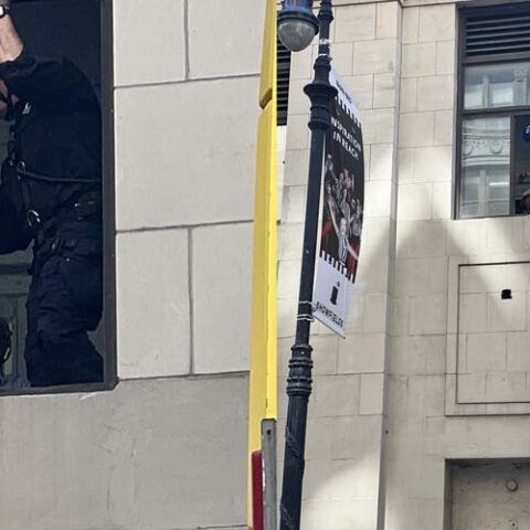 New york city police stop suicide building jumper in greenwich village - photo licensed by shore news network.