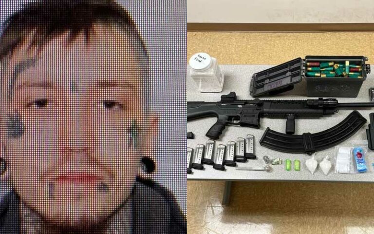 Guns, drugs found during traffic stop in allegany county - photo licensed by shore news network.