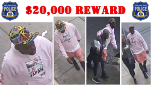 Philadelphia police searching for may murder suspect