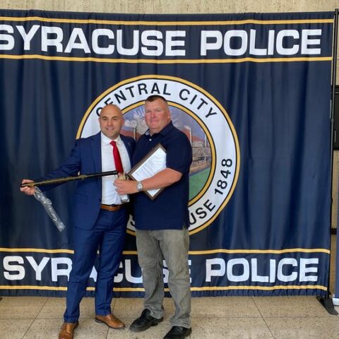 Veteran syracuse police captain retires - photo licensed by shore news network.