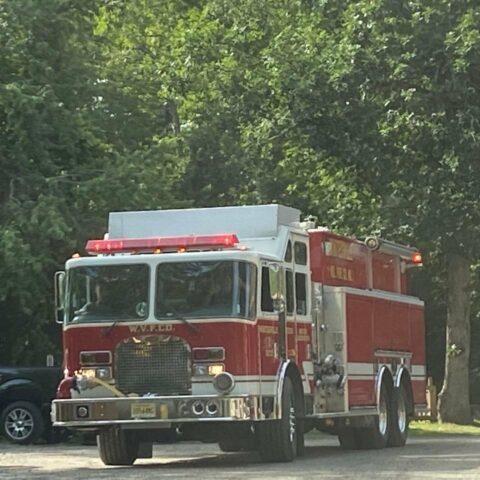 Brush fire sparks in jackson campground on fourth of july - photo licensed by shore news network.