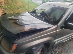 Fire marshals say vehicle fire in lavalle caused by arsonist