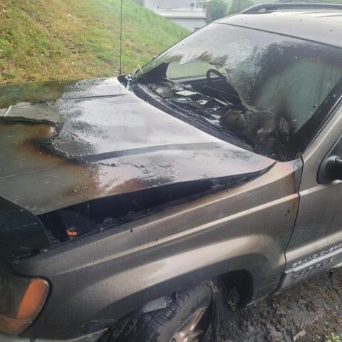 Fire marshals say vehicle fire in lavalle caused by arsonist - photo licensed by shore news network.