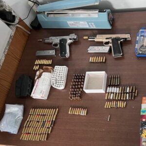 The street guns of baltimore: police try to disrupt endless inventory of illegal guns in the city - photo licensed by shore news network.