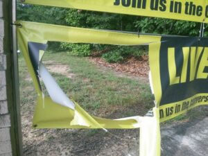 Church has black lives matter sign damaged for the fifth time
