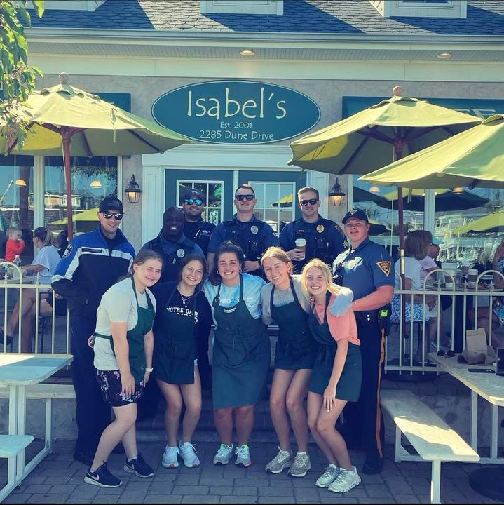 Avalon Police Host Coffee with Cops Event at Isabel's Bakery