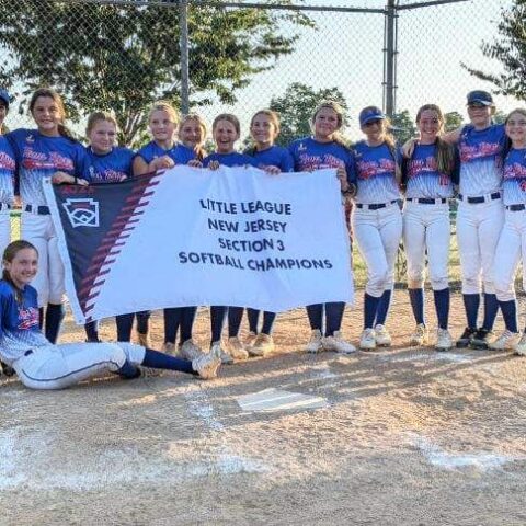 Toms river little league softball all-stars defeat robbinsville to advance in little league play - photo licensed by shore news network.