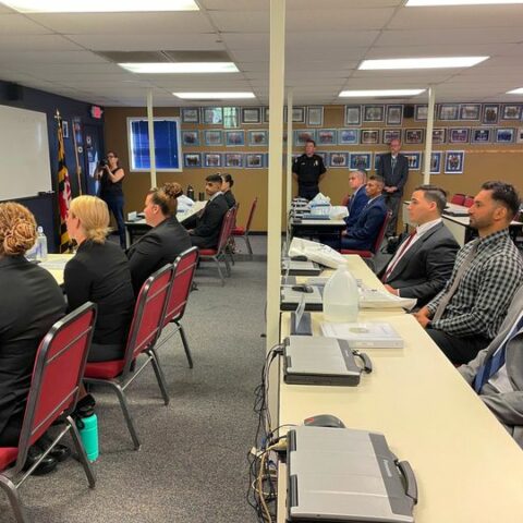 The next class of future frederick police officers begins at police academy - photo licensed by shore news network.