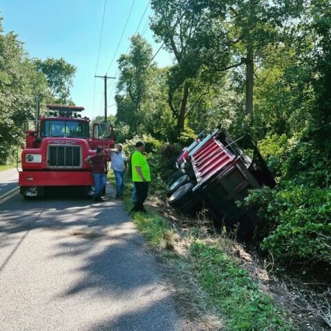 Texas road shut down for hours monday due to truck crash - photo licensed by shore news network.