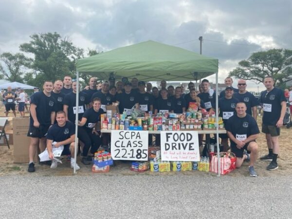 Suffolk County Police Recruits Participate in Bay Shore Fire Company 5k and Food Drive