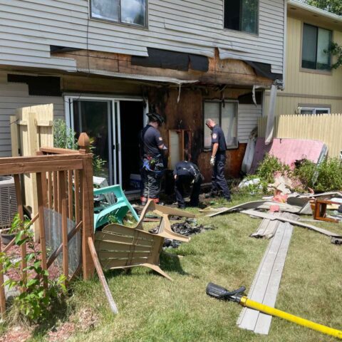 Fire at howell windmill club condo complex causes damage to unit - photo licensed by shore news network.