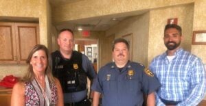Jackson police department thanks orchards at bartley staff for thoughtful lunch delivery