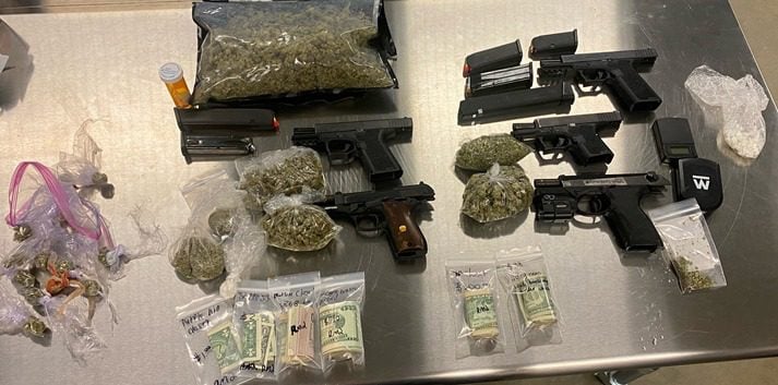 Guns and Drugs Seized, Two Teens Arrested in Glen Burnie Drug Bust