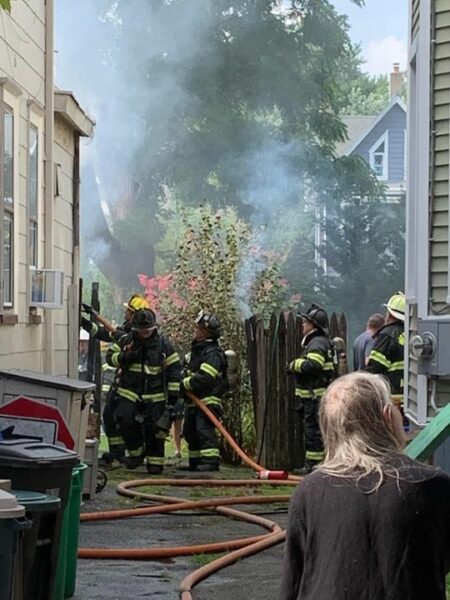 Brief: Haddonfield Firefighters Battle Blaze at Residence