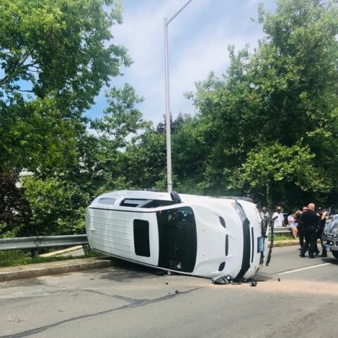 Minor injuries reported after crash on dr. Martin luther drive in norwalk - photo licensed by shore news network.