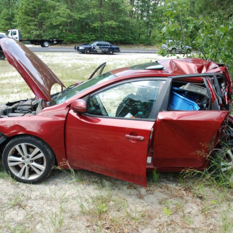 Two hospitalized after manchester 4 vehicle crash - photo licensed by shore news network.