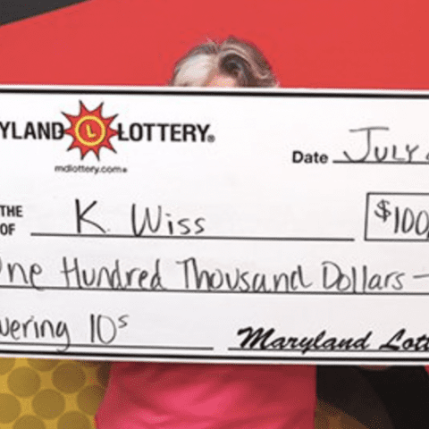 Pennsylvania woman wins $100k while visiting mom in maryland - photo licensed by shore news network.