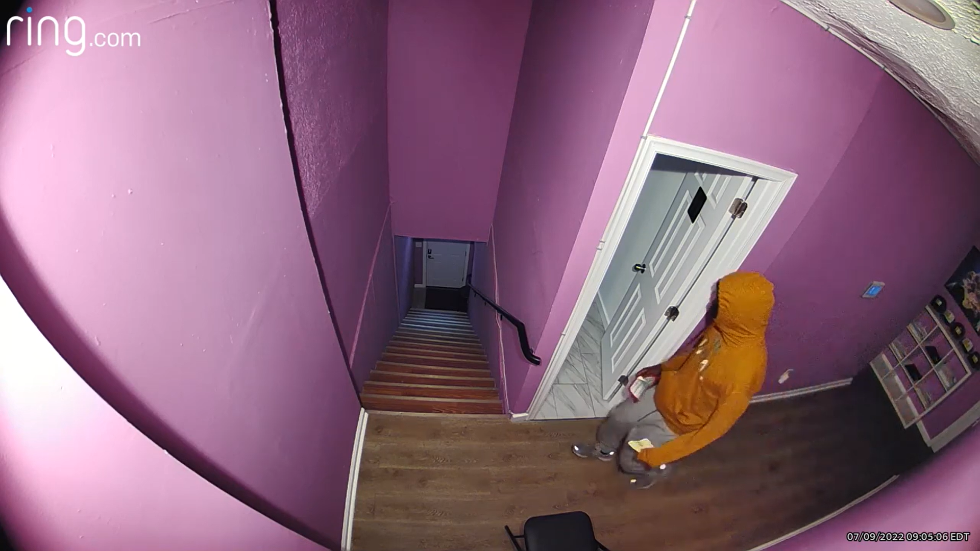 D.C. Burglary Suspect Captured On Surveillance Camera