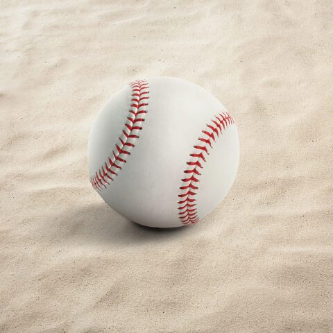 At the jersey shore, they even play baseball on the beach - photo licensed by shore news network.