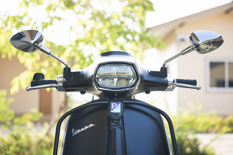 Police Investigating Suspicious Speeding Scooter Rider
