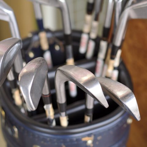 Set of golf clubs stolen from pickup truck bed - photo licensed by shore news network.