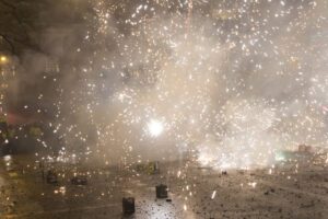Two from north jersey charged with throwing fireworks from car at woman at the jersey shore