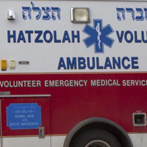 Hatzolah emt in smart car hits pedestrian in brooklyn, leaving teen critically injured - photo licensed by shore news network.