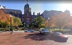Man found shot on street near john hopkins in baltimore