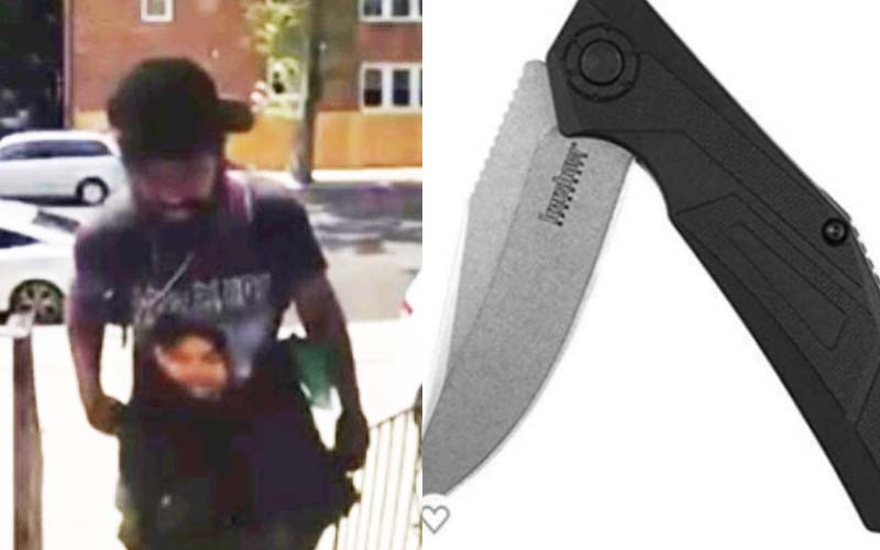 Porch Pirate Steals Knife from Newark Porch