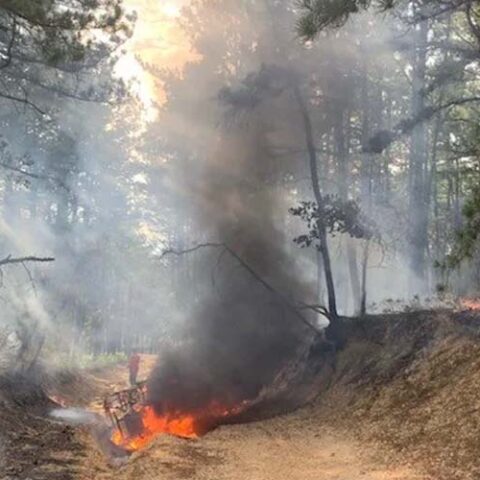 Two women involved in fiery atv crash in whiting section of manchester - photo licensed by shore news network.