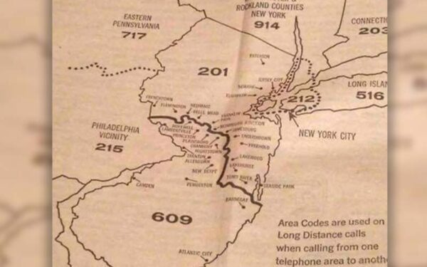 Does This Old New Jersey Area Code Map Prove Central Jersey Does Not Exist?