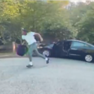 Three juveniles arrested for stealing car after crash during pursuit - photo licensed by shore news network.