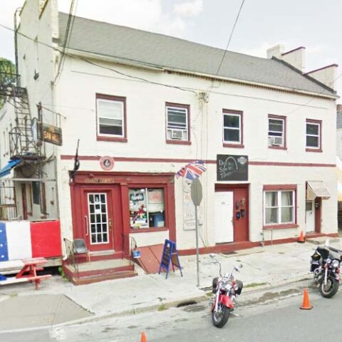 Two shot friday morning at new york biker bar - photo licensed by shore news network.