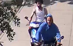 Grand theft scooter: thieves drive off with man's scooter in brooklyn
