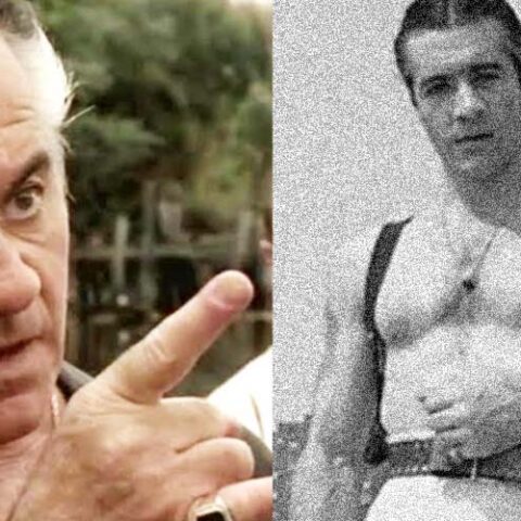 There's nothing to see here except a young tony sirico aka paulie walnuts at the beach - photo licensed by shore news network.