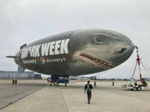 Giant flying shark to visit jersey shore this weekend
