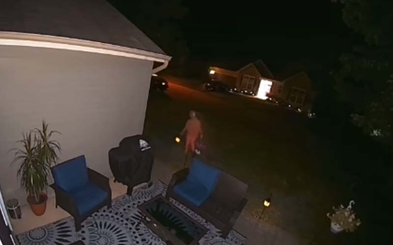 Manchester Police Searching for Female Suspect Who Raided Neighborhood Patio