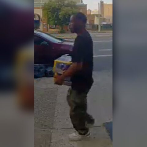 Police seeking to identify restaurant burglary suspect who flew off with two cases of red bull - photo licensed by shore news network.