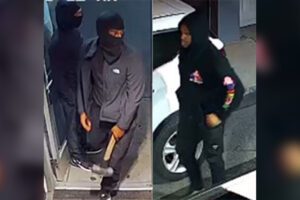Armed robbery suspects target lottery machines with sledgehammers in philadelphia