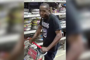 Brazen thief filled shopping cart, walked out at lowes home improvement store