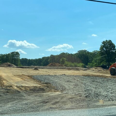 What's going there? 11 acre lot cleared on south hope chapel road in jackson - photo licensed by shore news network.
