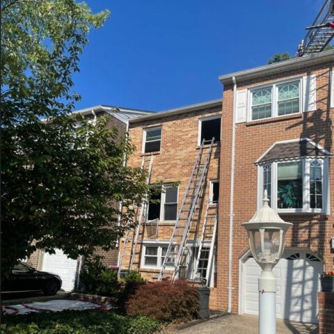 Fire displaces family in gloucester township - photo licensed by shore news network.